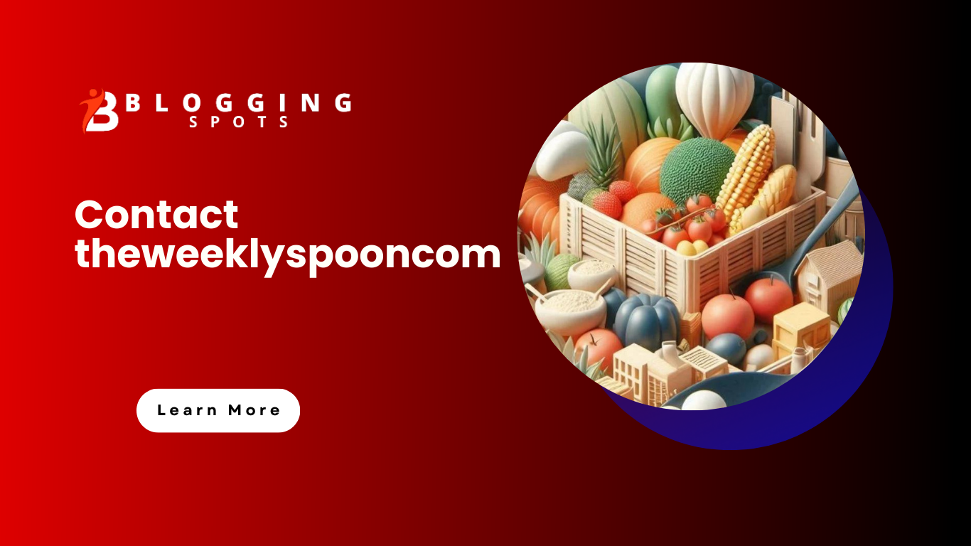 Contact theweeklyspooncom