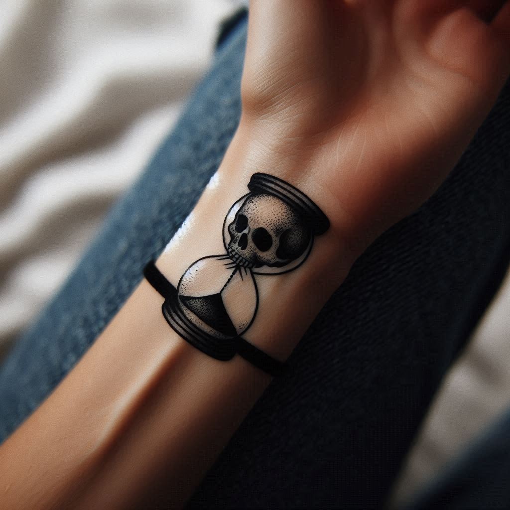 Memento Mori Wrist Tattoo