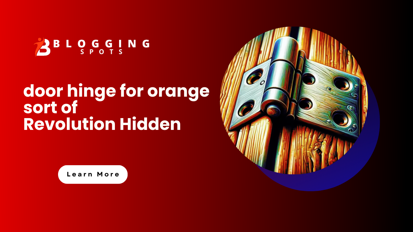 door hinge for orange sort of Revolution Hidden 