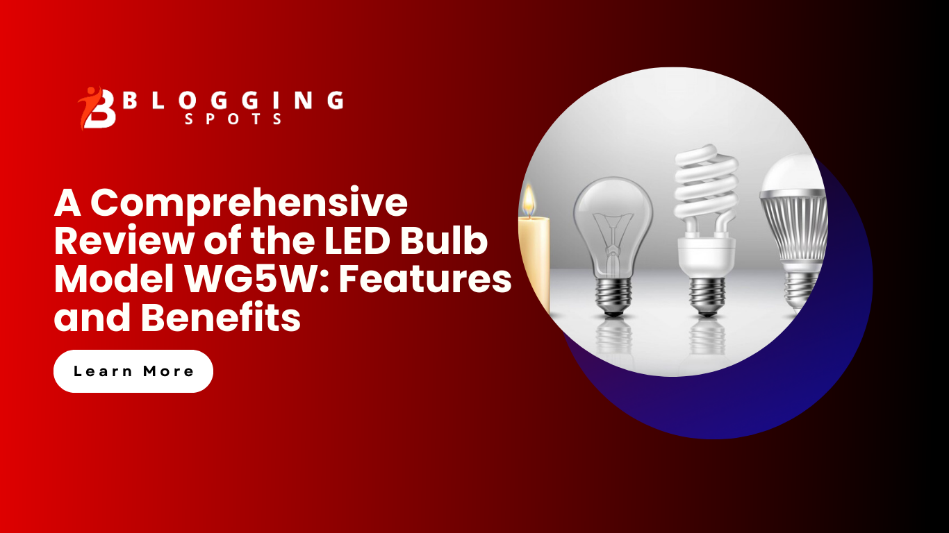 led bulb model wg5w