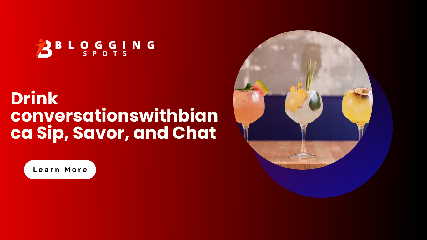 Drink conversationswithbianca Sip, Savor, and Chat